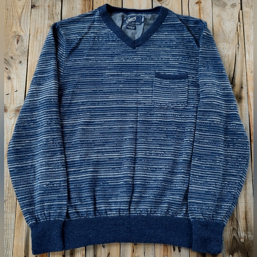 2000's Grayers Clothiers Merino Wool knit sweater men's size XL
